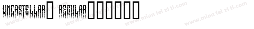 VnCastellar2 Regular字体转换